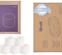 Bundle of LEVOIT 10-Pack Top Fill Humidifier Replacement Filters and 3-Pack Humidifier Water Softener, Demineralization Cartridge