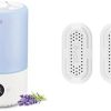LEVOIT OasisMist450s Warm and Cool Mist Humidifer & 10x Top Fill Humidifier Replacement Filters & 16x Amora Pads & 10x Mineral Absorption Pads & 3x Water Softers 4