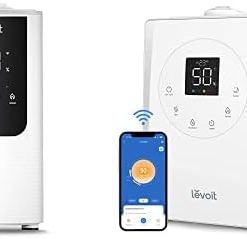 LEVOIT OasisMist Smart Cool and Warm Mist Humidifiers for Bedroom & LEVOIT Humidifiers for Bedroom Large Room Home, 6L Warm and Cool Mist