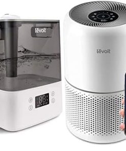 LEVOIT Air Purifier and Humidifier Bundle, Smart WiFi App Control, HEPA Filter, Essential Oil Diffuser, Auto & Sleep Modes, White Noise, Alexa