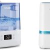 LEVOIT Humidifiers, Blue & Humidifiers for Bedroom Large Room Home, Smart Wifi Alexa Control, 6L Top Fill Cool Mist for Baby and Plants, Ultrasonic, Essential Oil Diffuser, Gray 3