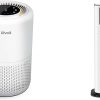 LEVOIT Air Purifier for Home Allergies Pets Hair in Bedroom & Vista 200 Air Purifier Replacement Filter, 3-in-1 HEPA, High-Efficiency Activated Carbon, Vista200-RF, 2 Pack, Black 3