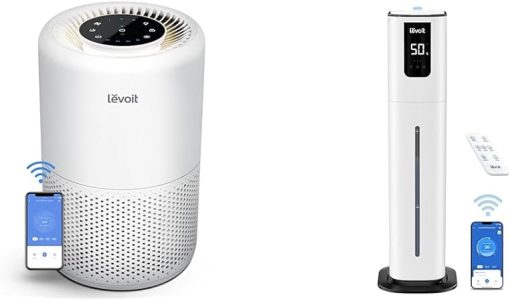 LEVOIT Air Purifier for Home Bedroom & OasisMist 1000S (10L) Smart Humidifier for Home Large Room Bedroom