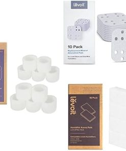 LEVOIT 10 Pack Humidifier Replacement Filters, 10 Pack Absorption Pads and 16 Pack Aroma Pads