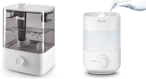 LEVOIT Classic300 Ultrasonic Top Fill Humidifier, Extra Large 6L Tank Last 60-Hour - Super Quiet & Top Fill Humidifiers for Bedroom, 2.5L Tank for Large Room, Easy to Fill & Clean