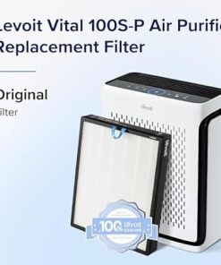 LEVOIT Vital 100S-P Replacement Filter, Genuine Air Purifier Filters, Supports HEPA Sleep Mode, High-Efficiency Activated Carbon for Removal of Smoke, Odor, Allergens, Pollen, Vital 100S-RF, 1 Pack 2