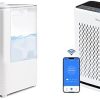 LEVOIT Humidifiers for Bedroom, Quiet (3L Water Tank) & Air Purifier Replacement Filter, 3-in-1 True HEPA, High-Efficiency Activated Carbon, Core 200S-RF, White 4