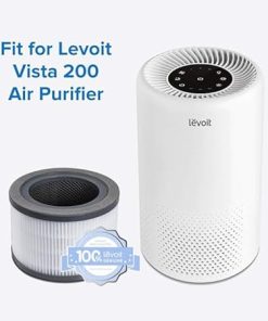 LEVOIT Vista 200 Air Purifier Replacement Filter, 3-in-1 High-Efficiency Activated Carbon, Vista200-RF, Black, 2 count (Pack of 1) 2