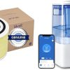 LEVOIT Core 300 Air Purifier Pet Allergy Replacement Filter, 3-in-1 Filter, Efficiency & Classic300S Ultrasonic Smart Top Fill Humidifier, Extra Large 6L Tank for Whole Family, APP