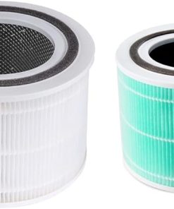 LEVOIT Core 300-P Air Purifier Replacement Filters for Toxin Absorber, Dust, Pollen, Core300-RF 1Pack, Core300-RF-TX 1Pack