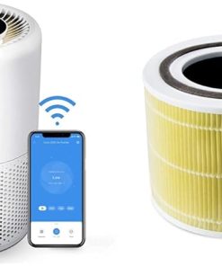 LEVOIT Air Purifier and Replacement Filter Bundle for Home Bedroom, Smart WiFi Alexa Control, Covers up to 915 Sq.Foot
