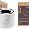 LEVOIT Vital100 Air Purifier Replacement, HEPA High-Efficiency Activated Carbon Filter & Air Purifiers for Home Large Room Up to 1900 Ft² in 1 Hr with Washable Filters 4