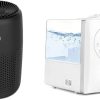 LEVOIT Air Purifiers for Bedroom Home, 3-in-1 Filter Cleaner with Fragrance Sponge for Better Sleep & OasisMist 1000S (10L) Smart Humidifier for Home Large Room Bedroom, Last 100 Hours 3