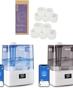 LEVOIT Top Fill Humidifier Replacement Filters & Classic300S Ultrasonic Smart Top Fill Humidifier & Humidifiers