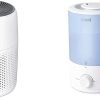 LEVOIT Air Purifiers for Bedroom Home, 3-in-1 Filter Cleaner with Fragrance Sponge & LV-H126 Air Purifier Replacement Filter, HEPA Filter 3