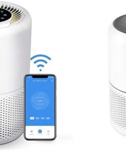 LEVOIT Air Purifiers for Home, Smart WiFi Alexa Control & Air Purifier for Home Allergies Pets Hair in Bedroom, H13 True HEPA Filter, 24db Filtration System Cleaner Odor Eliminators, White