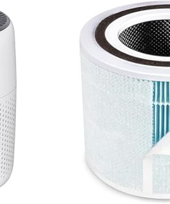 LEVOIT Air Purifiers for Bedroom Home & Core 300 Air Purifier Smoke Remover Replacement Filter, 4-in-1 Filter, Efficiency Activated Carbon, Core 300-RF-SR, 1 Pack, Blue