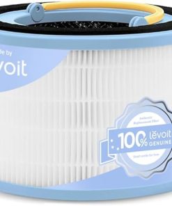 LEVOIT Sprout Air Purifier Genuine Replacement Filter, 3 layer HEPA Filter, High-Efficiency Activated Carbon, 1 Pack, White