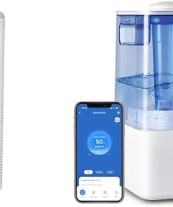 LEVOIT Air Purifiers for Home Large Room, Covers Up to 3175 Sq. Ft & Classic300S Ultrasonic Smart Top Fill Humidifier, Extra Large 6L Tank for Whole Family