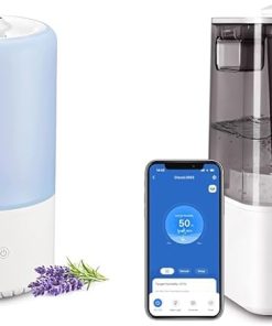 LEVOIT Dual 200S Smart Humidifiers for Bedroom, Top Fill, Customize Humidity for Home, Baby Nursery & Humidifiers for Bedroom Large Room Home, (6L) Cool Mist Top Fill Essential Oil Diffuser