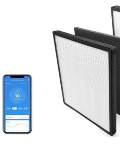 Levoit Air Purifiers for Home Large Room 1980 Ft2 Core 400S/400S-P White with Replacement Filters Set, 2 Pack