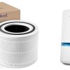 LEVOIT Vital100 Air Purifier Replacement, HEPA High-Efficiency Activated Carbon Filter & Air Purifiers for Home Large Room Bedroom Up to 1110 Ft² with Air Quality and Light Sensors, 3