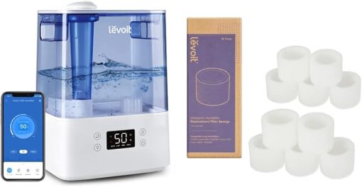 LEVOIT Smart Cool Mist Humidifiers and 10 Pack Replacement Filter