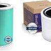 LEVOIT LV-H126 Air Purifier Replacement Filter, HEPA Filter, High-Efficiency Activated Carbon Filter, 3 Extra Pre-Filters, LV-H126-RF,Black & Core 200S Air Purifier Replacement Filter, 3-in-1 Filter 4