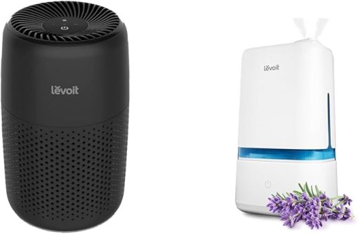 LEVOIT Air Purifiers For Bedroom Home, 3-in-1 Filter Cleaner With Fragrance Sponge For Better Sleep & 4L Humidifiers for Bedroom Large Room & Essential Oil Diffuser, Quiet Cool Mist for Home