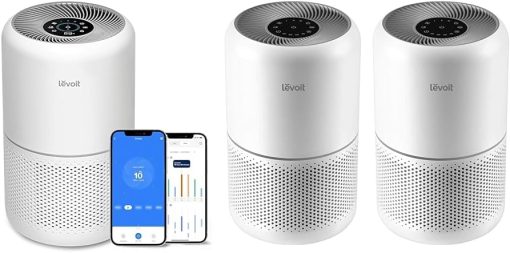 LEVOIT Air Purifiers for Home Bedroom, Smart WiFi, HEPA Sleep Mode for Home Large Room & Air Purifier for Home Allergies Pets Hair in Bedroom