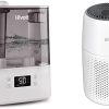 LEVOIT 6L Smart Warm and Cool Mist Humidifier & 10-Pack Top Fill Humidifier Replacement Filters 4