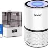LEVOIT Air Purifiers for Bedroom Home, 3-in-1 Filter Cleaner & 10-Pack Top Fill Humidifier Replacement Filters 3