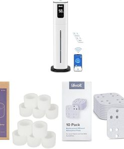 LEVOIT OasisMist 1000S (10L) Smart Humidifier & Top Fill Humidifier Replacement Filters & Humidifier Replacement Filters 10-Pack