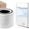 LEVOIT Core 300 Air Purifier Replacement Filter, 3-In-1 Filter, Efficiency Activated Carbon & Humidifiers for Bedroom Large Room Home