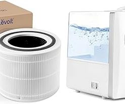 LEVOIT Core 300 Air Purifier Replacement Filter, 3-In-1 Filter, Efficiency Activated Carbon & Humidifiers for Bedroom Large Room Home