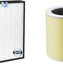 LEVOIT EverestAir-P Air Purifier Original Replacement Filter, Supports HEPA Sleep Mode & Core 600S Air Purifier Pet Allergy Replacement Filter, 3-in-1 Filter and Activated Carbon