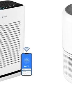 LEVOIT Air Purifiers for Home Large Room Up to 1900 Ft² in 1 Hr with Washable Filters & Air Purifier for Home Allergies Pets Hair in Bedroom, H13 True HEPA Filter, White