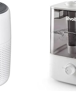 LEVOIT Air Purifiers for Bedroom Home, 3-in-1 Filter Cleaner & Classic300 Ultrasonic Top Fill Humidifier, Extra Large 6L Tank Last 60-Hour