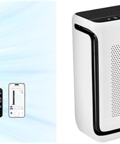 LEVOIT 42'' Smart Oscillating Tower Fan Bundle with Air Purifier for Large Rooms Up to 1800 sq ft, Compatible with Alexa
