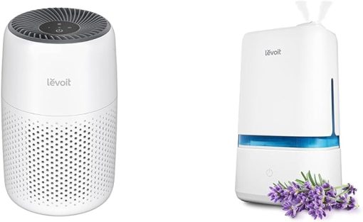 LEVOIT Air Purifiers for Bedroom Home, 3-in-1 Filter Cleaner with Fragrance Sponge for Better Sleep & 4L Humidifiers for Bedroom Large Room & Essential Oil Diffuser, Quiet Cool Mist for Home