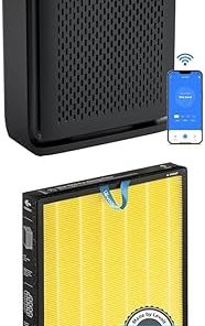 Bundle of LEVOIT Air Purifiers Vital 100S-P, Black + LEVOIT Vital 100S-P Pet Allergy Air Purifier Replacement 2