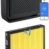 Bundle of LEVOIT Air Purifiers Vital 100S-P, White + LEVOIT Vital 100S Smoke Remover Air Purifier Replacement 4