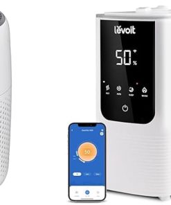 LEVOIT Air Purifiers and Humidifiers for Home, Bedroom, Office with 3-in-1 Filter, Fragrance Sponge, Warm Cool Mist, Auto Humidity, Remote Control, Top Fill Tank