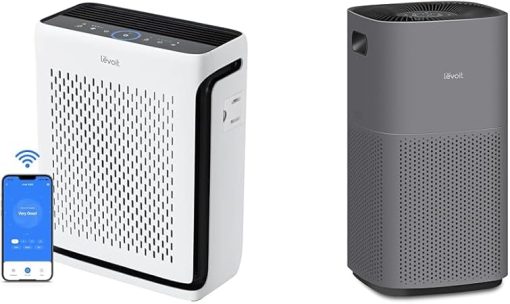 LEVOIT Air Purifiers for Home Large Room Bedroom Up to 1110 Ft² with Air Quality and Light Sensors, & Air Purifiers for Home Large Room, Covers Up to 3175 Sq. Ft, Smart WiFi and PM2.5 Monitor