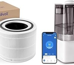 Levoit Air Purifier Filter Core300-RF 1 Pack and Smart Humidifier for Bedroom Home 6L Gray