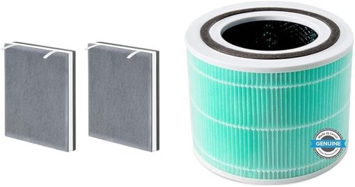 LEVOIT Vital100 Air Purifier Replacement, HEPA High-Efficiency Activated Carbon Filter & Core 300 Air Purifier Toxin Absorber Replacement Filter, 3-in-1 Filter