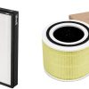 LEVOIT Vital 100S Air Purifier Replacement, 3-in-1 HEPA, High-Efficiency Activated Carbon Filter & Vital 200S Air Purifier Replacement, 3-in-1 True HEPA, High-Efficiency Activated Carbon Filter 4
