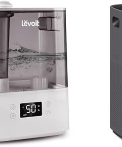 LEVOIT Humidifiers for Bedroom Large Room Home, (6L) & Air Purifiers for Home Large Room, Covers Up to 3175 Sq. Ft, Smart WiFi and PM2.5 Monitor