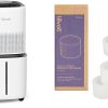 Levoit Humidifiers with 3L and 2.5L Tanks, Top Fill, 25 Hours Runtime, Essential Oil Diffuser 3