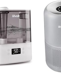 LEVOIT Humidifiers for Bedroom Large Room Home, (6L) Cool Mist Top Fill Essential Oil Diffuser & Air Purifiers for Pets in Home Large Room and Bedroom, Efficient Activated Carbon Filter
